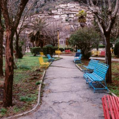 Les bancs de berat albanie