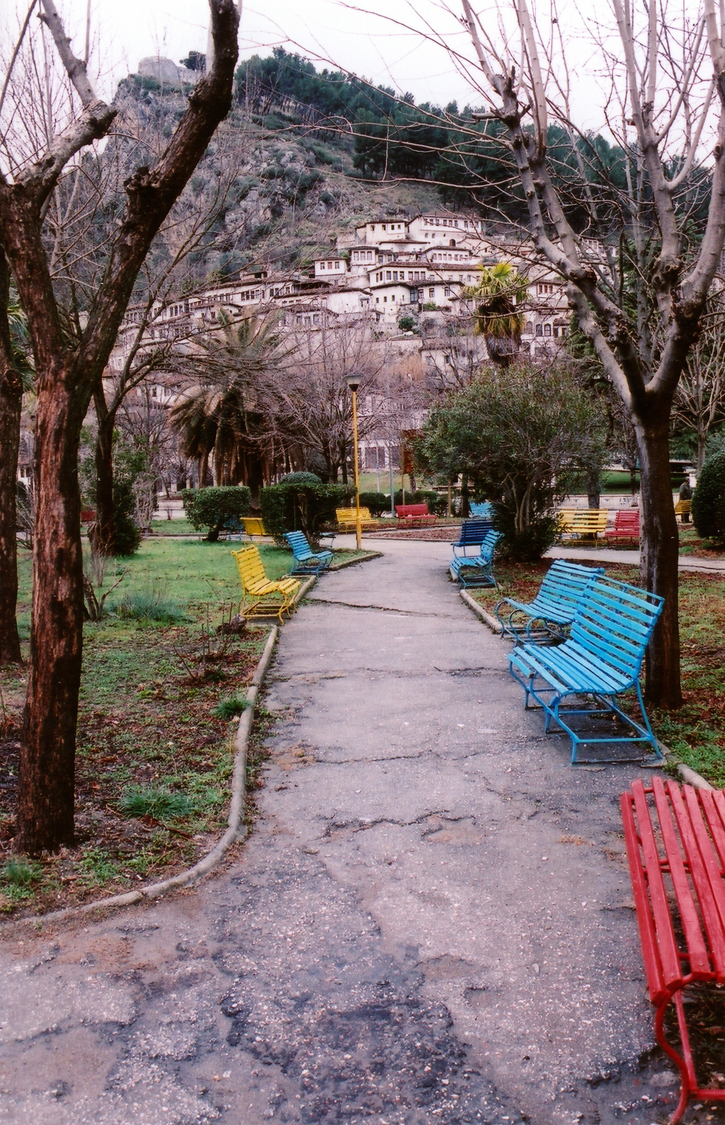 Les bancs de berat albanie