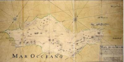 Carte ancienne lanzarote